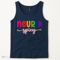 Neurospicy Neuro Spicy Neurotypical Neurodiversity Adhd Tank Top thumb 2