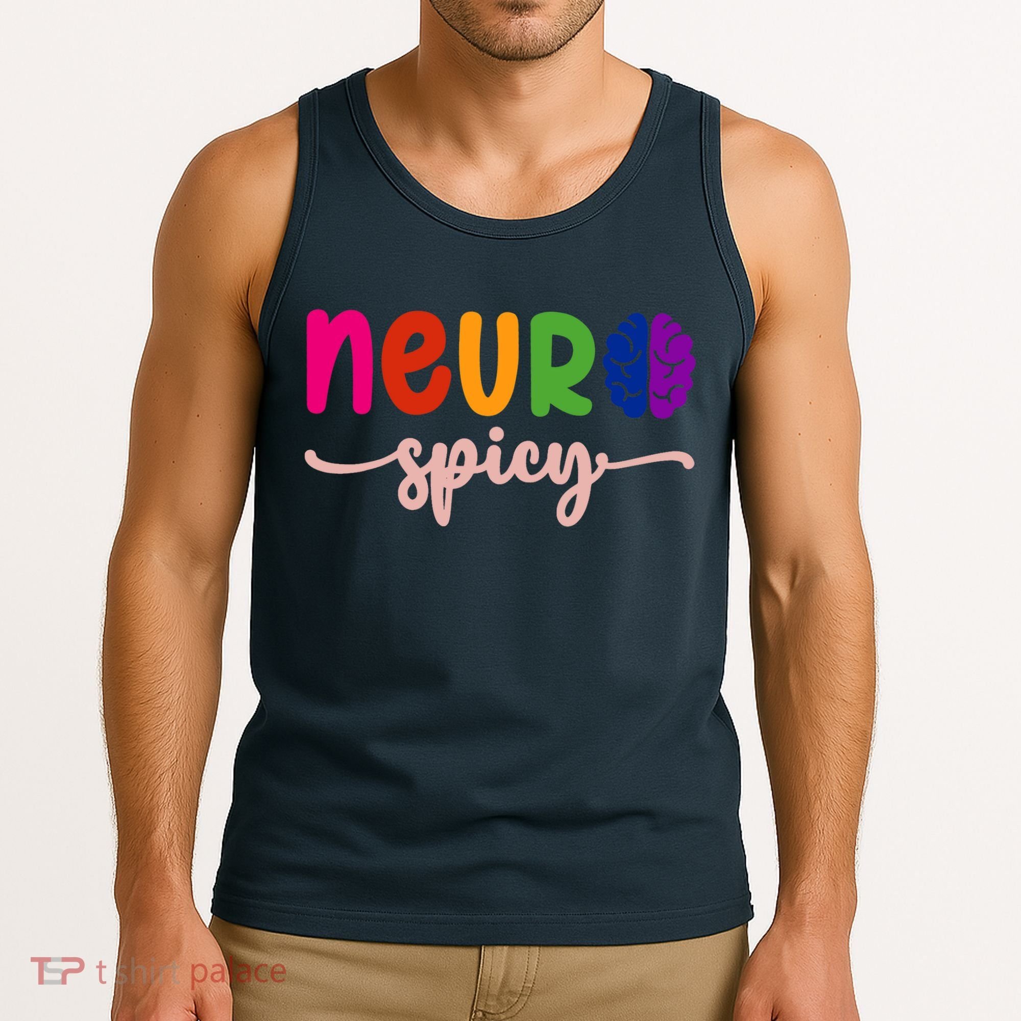 Neurospicy Neuro Spicy Neurotypical Neurodiversity Adhd Tank Top