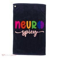 Neurospicy Neuro Spicy Neurotypical Neurodiversity Adhd Golf Towel thumb 0