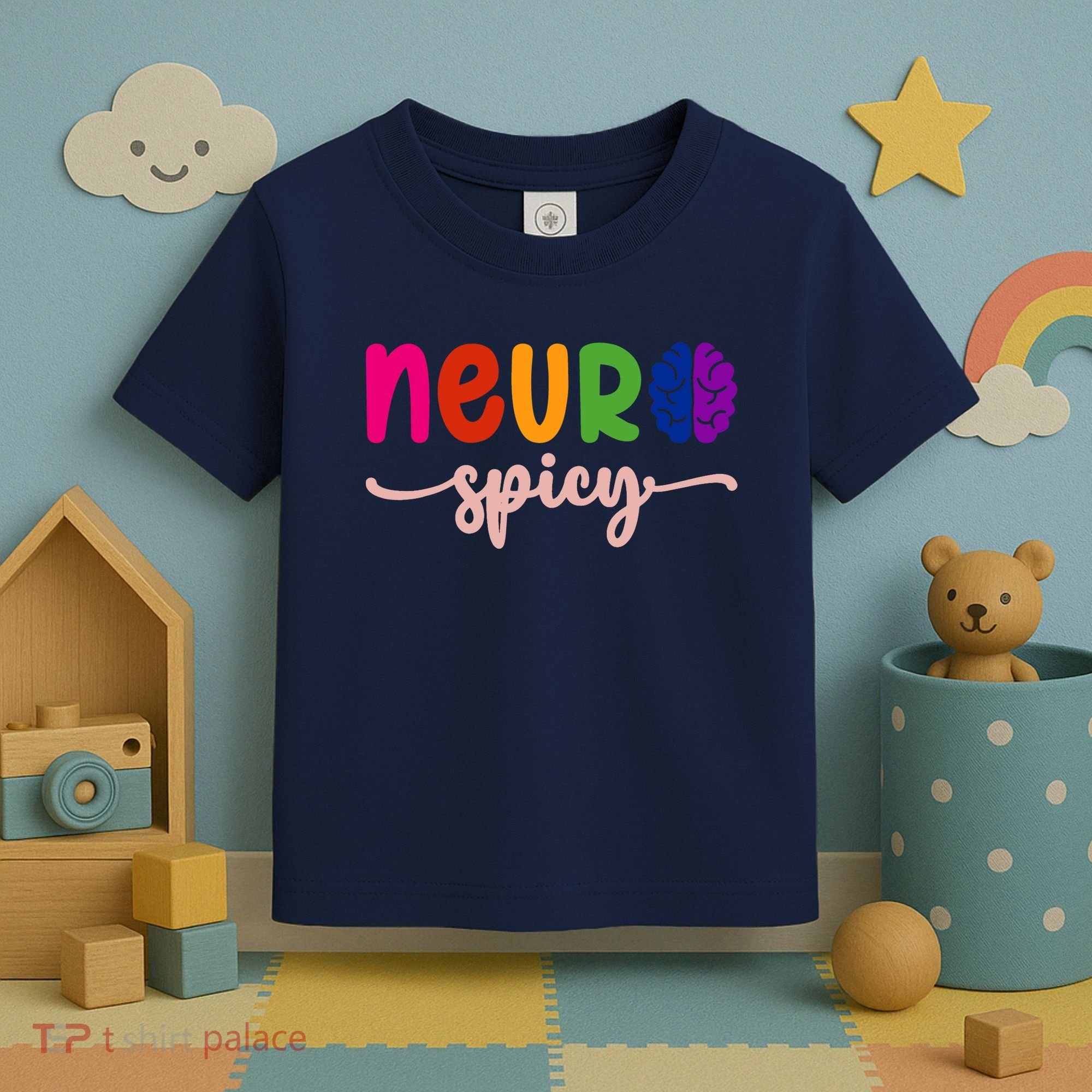 Neurospicy Neuro Spicy Neurotypical Neurodiversity Adhd Toddler T-Shirt