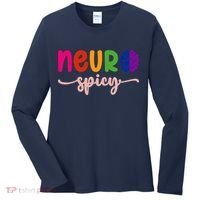 Neurospicy Neuro Spicy Neurotypical Neurodiversity Adhd Women's Long Sleeve Shirt thumb 0