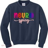 Neurospicy Neuro Spicy Neurotypical Neurodiversity Adhd Kids Sweatshirt thumb 0