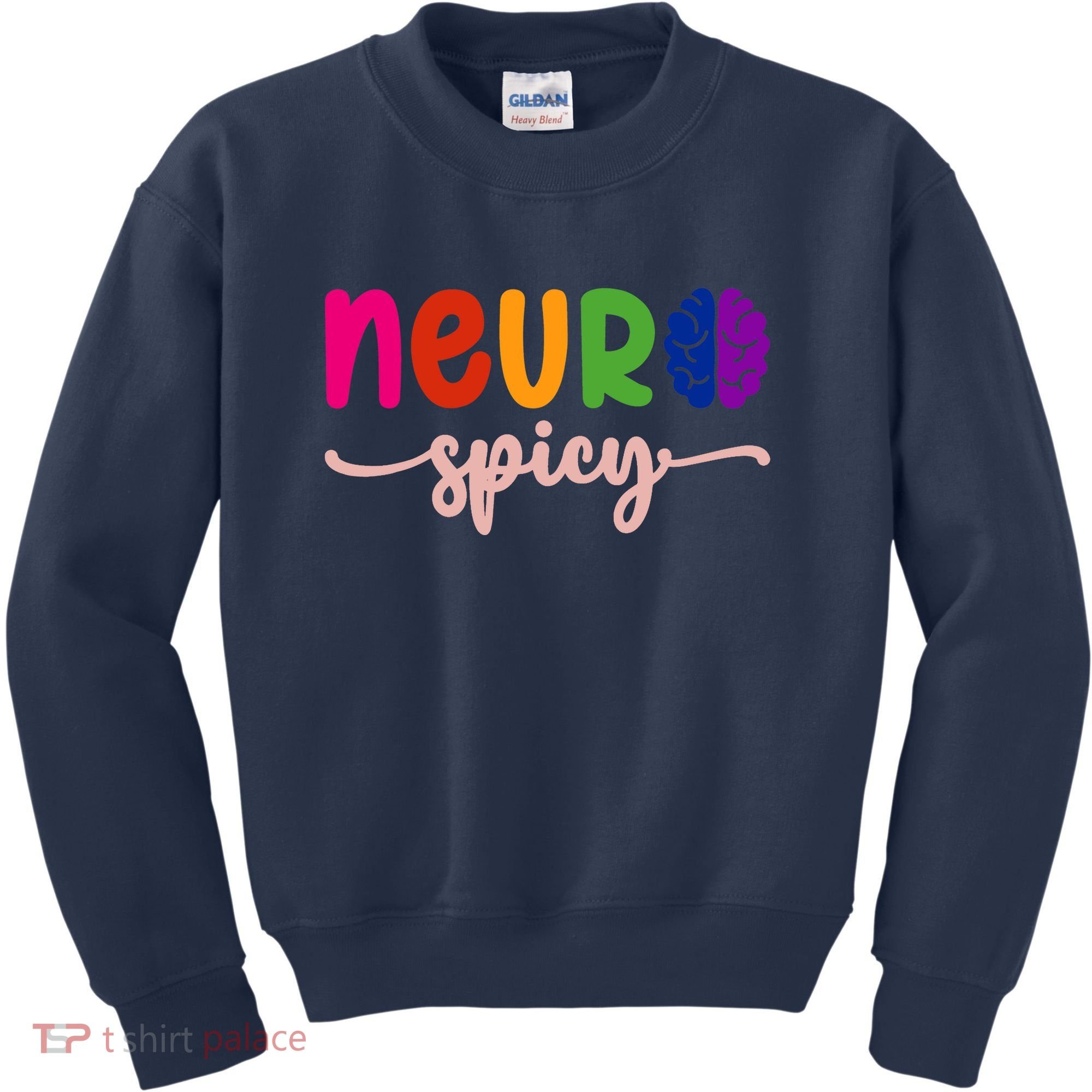 Neurospicy Neuro Spicy Neurotypical Neurodiversity Adhd Kids Sweatshirt