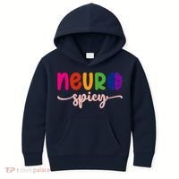 Neurospicy Neuro Spicy Neurotypical Neurodiversity Adhd Kids Hoodie thumb 0