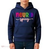 Neurospicy Neuro Spicy Neurotypical Neurodiversity Adhd Kids Hoodie thumb 4