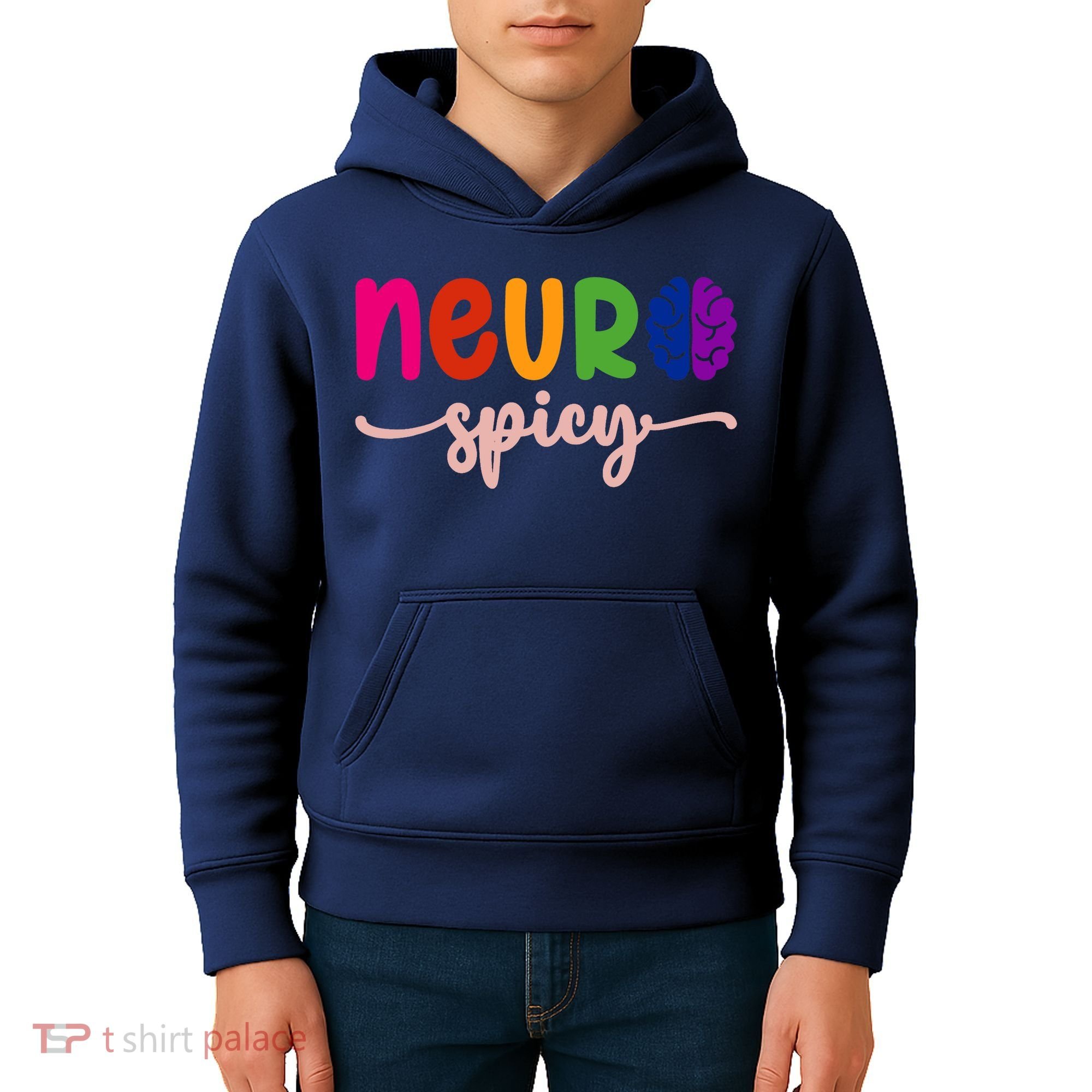 Neurospicy Neuro Spicy Neurotypical Neurodiversity Adhd Kids Hoodie