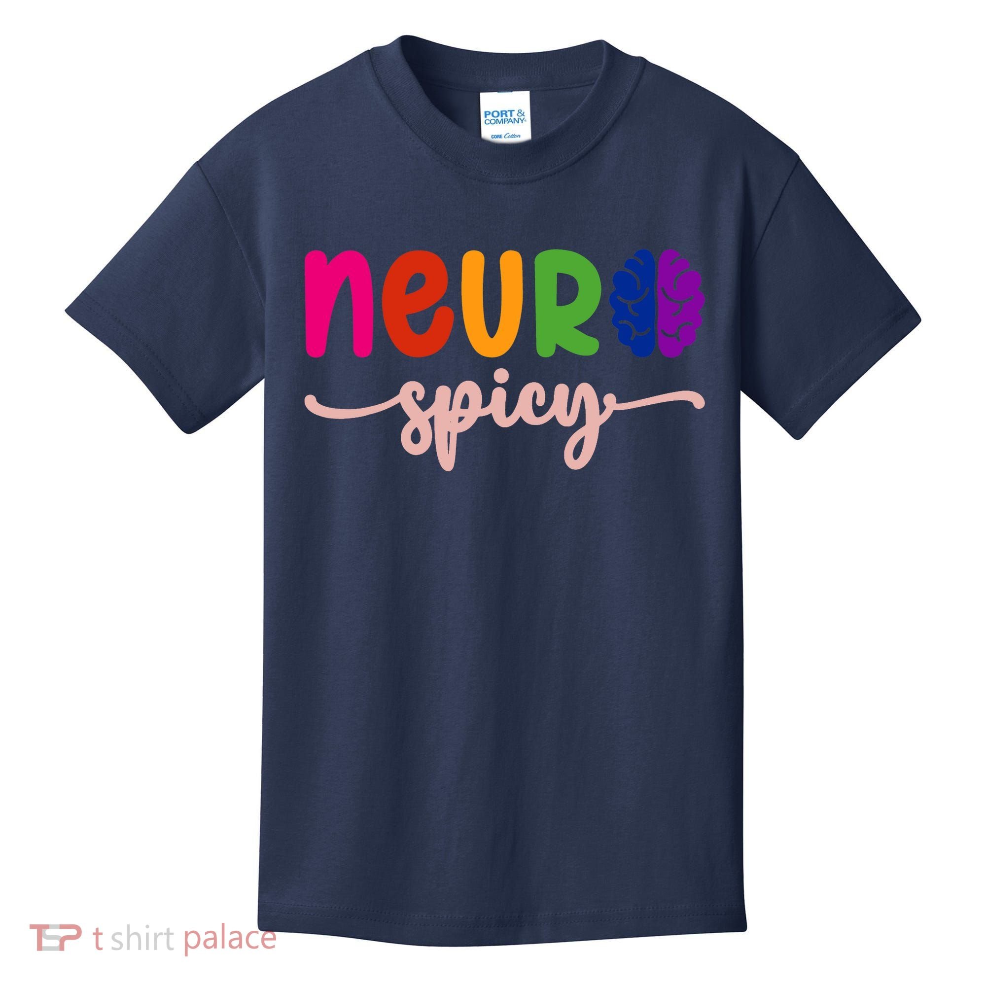 Neurospicy Neuro Spicy Neurotypical Neurodiversity Adhd Kids T-Shirt