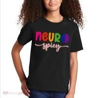 Neurospicy Neuro Spicy Neurotypical Neurodiversity Adhd Kids T-Shirt thumb 2
