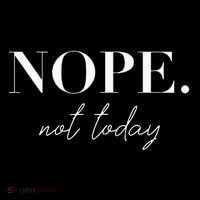 Nope Not Today USA-Made Doggie Bandana thumb 2