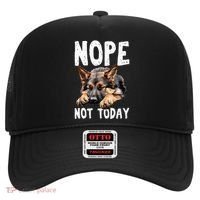 Nope Not Today Lazy Dog Funny German Shepherd Hat thumb 0
