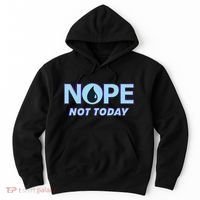 Nope Not Today Magic Tcg Blue Funny Hoodie thumb 0