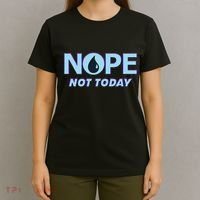 Nope Not Today Magic Tcg Blue Funny T-Shirt thumb 4