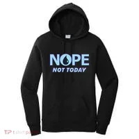 Nope Not Today Magic Tcg Blue Funny Women's Hoodie thumb 0