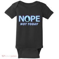 Nope Not Today Magic Tcg Blue Funny Baby Bodysuit thumb 0