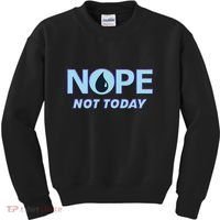 Nope Not Today Magic Tcg Blue Funny Kids Sweatshirt thumb 0