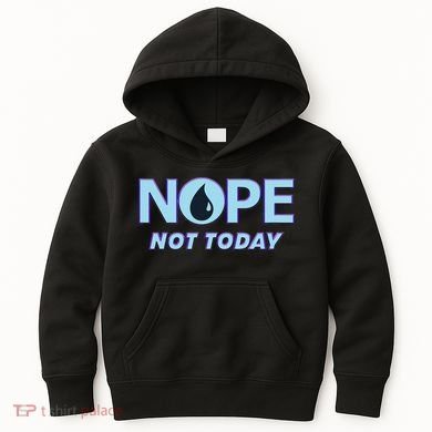 Nope Not Today Magic Tcg Blue Funny Kids Hoodie