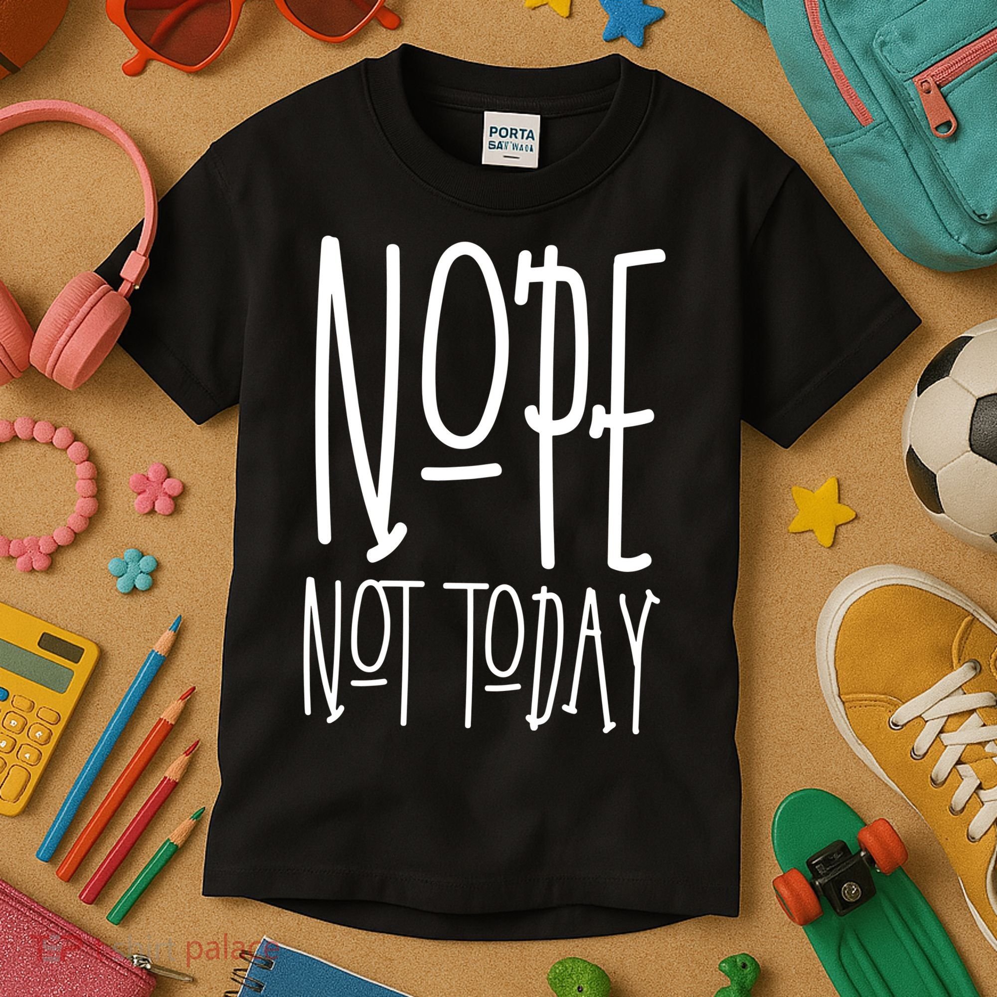 Nope Not Today Kids T-Shirt