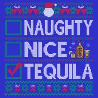 Naughty Nice Tequila Christmas List Tequila Ugly Sweater Gift Kids Sweatshirt thumb 2