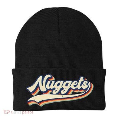 Nuggets Name Vintage Retro Beanie