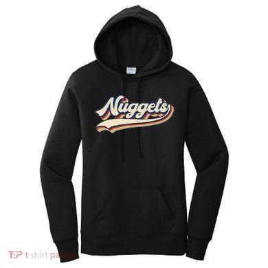 Nuggets Name Vintage Retro Women's Hoodie