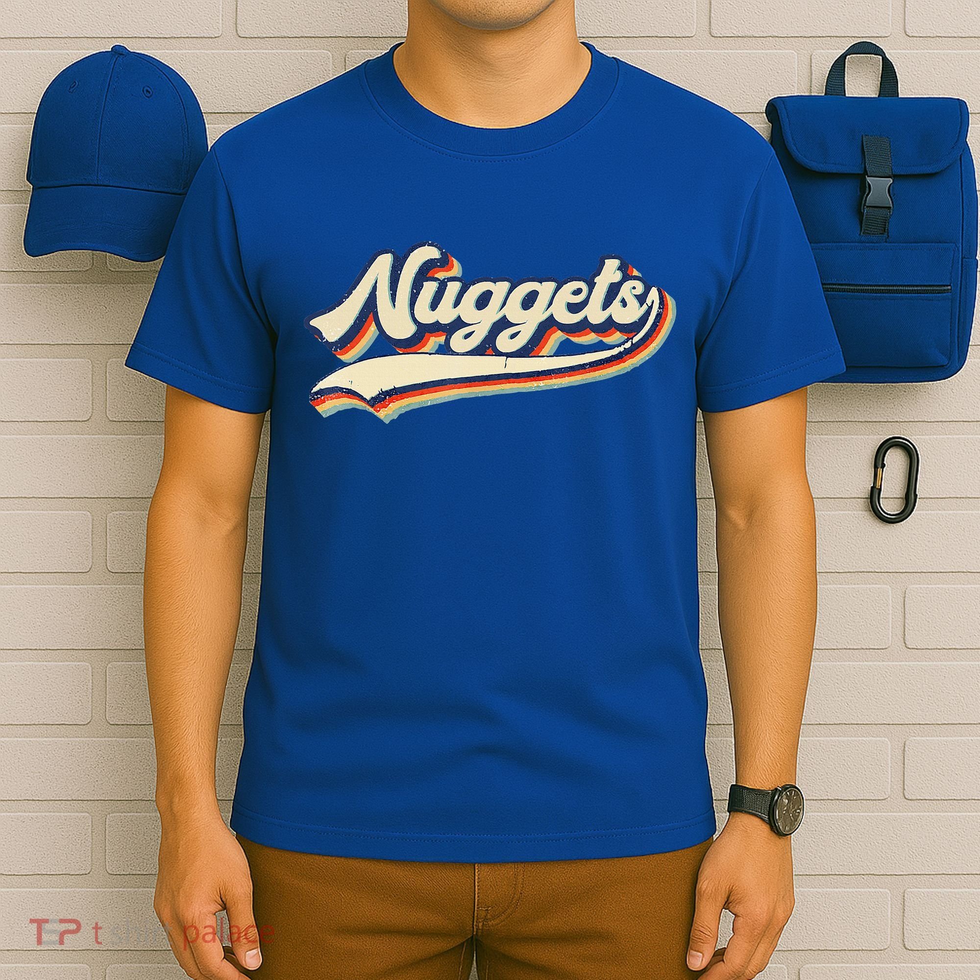 Nuggets Name Vintage Retro T-Shirt
