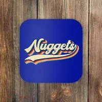 Nuggets Name Vintage Retro Coaster thumb 0