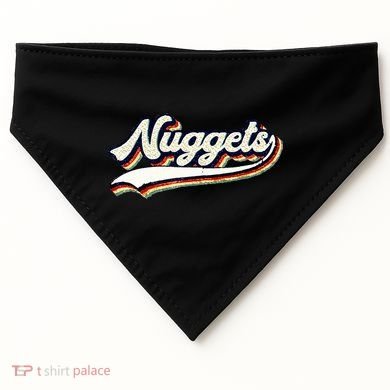 Nuggets Name Vintage Retro USA-Made Doggie Bandana