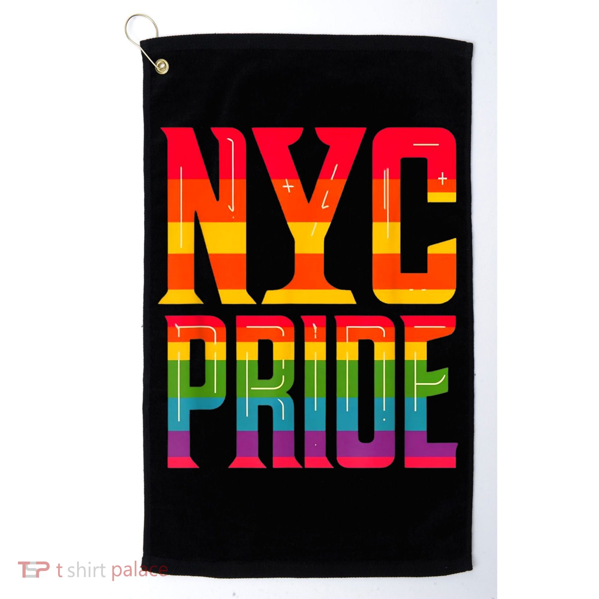 Nyc New York City Pride Month Golf Towel