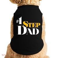 No 1 Step Dad Father's Day Doggie Tank thumb 0