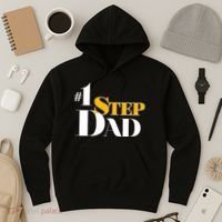 No 1 Step Dad Father's Day Hoodie thumb 3