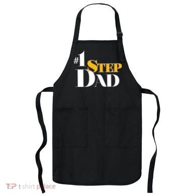 No 1 Step Dad Father's Day Apron