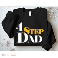 No 1 Step Dad Father's Day Sweatshirt thumb 2