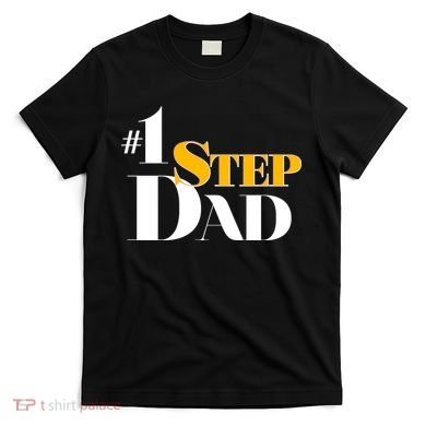 No 1 Step Dad Father's Day T-Shirt
