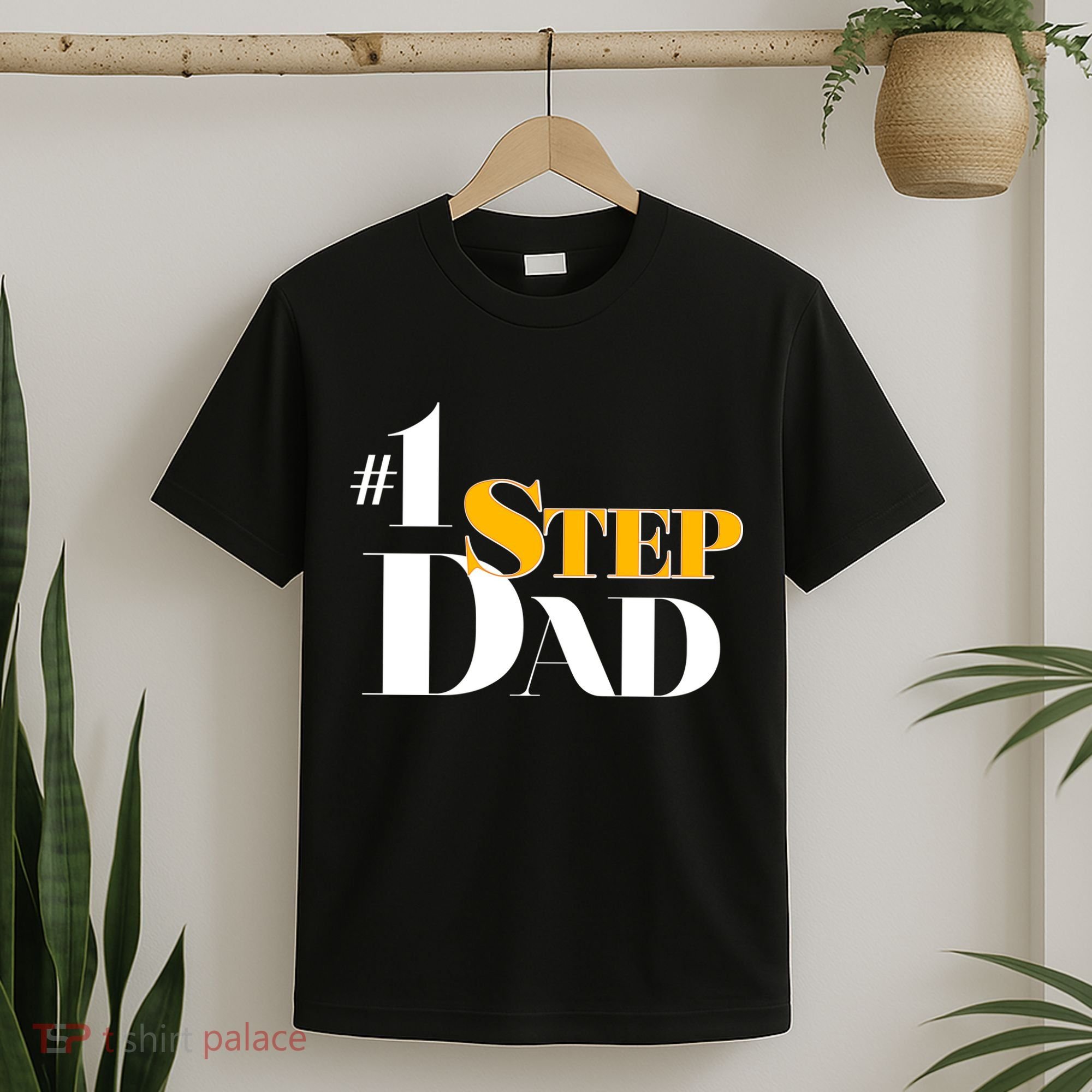 No 1 Step Dad Father's Day T-Shirt