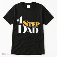 No 1 Step Dad Father's Day Tall T-Shirt thumb 0