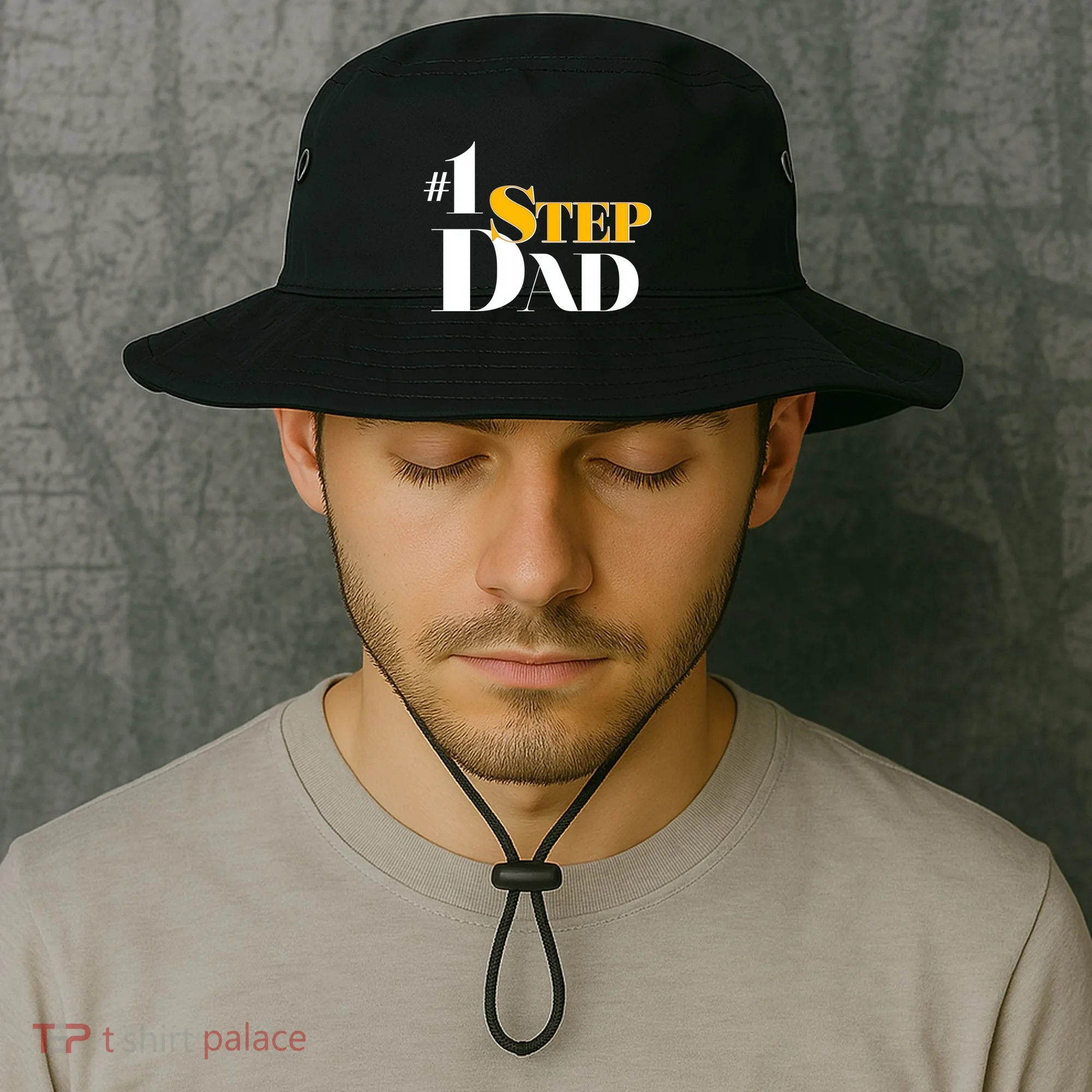 No 1 Step Dad Father's Day Bucket Hat