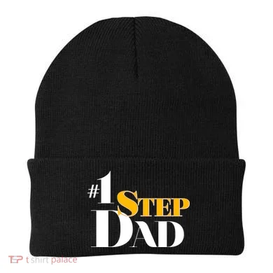 No 1 Step Dad Father's Day Beanie