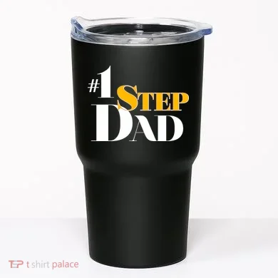 No 1 Step Dad Father's Day Tumbler