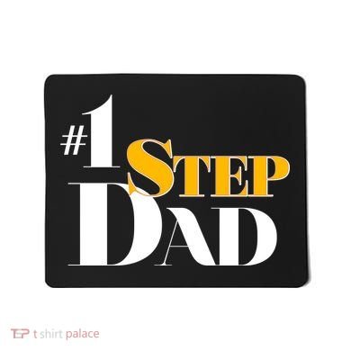 No 1 Step Dad Father's Day Mousepad