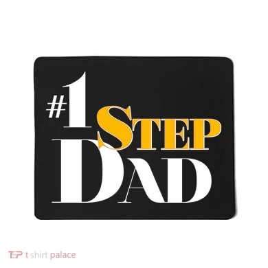 No 1 Step Dad Father's Day Mousepad