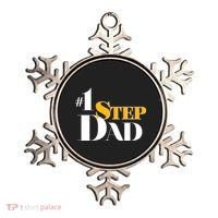 No 1 Step Dad Father's Day Ornament thumb 0