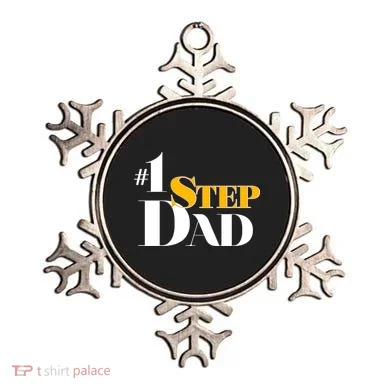 No 1 Step Dad Father's Day Ornament