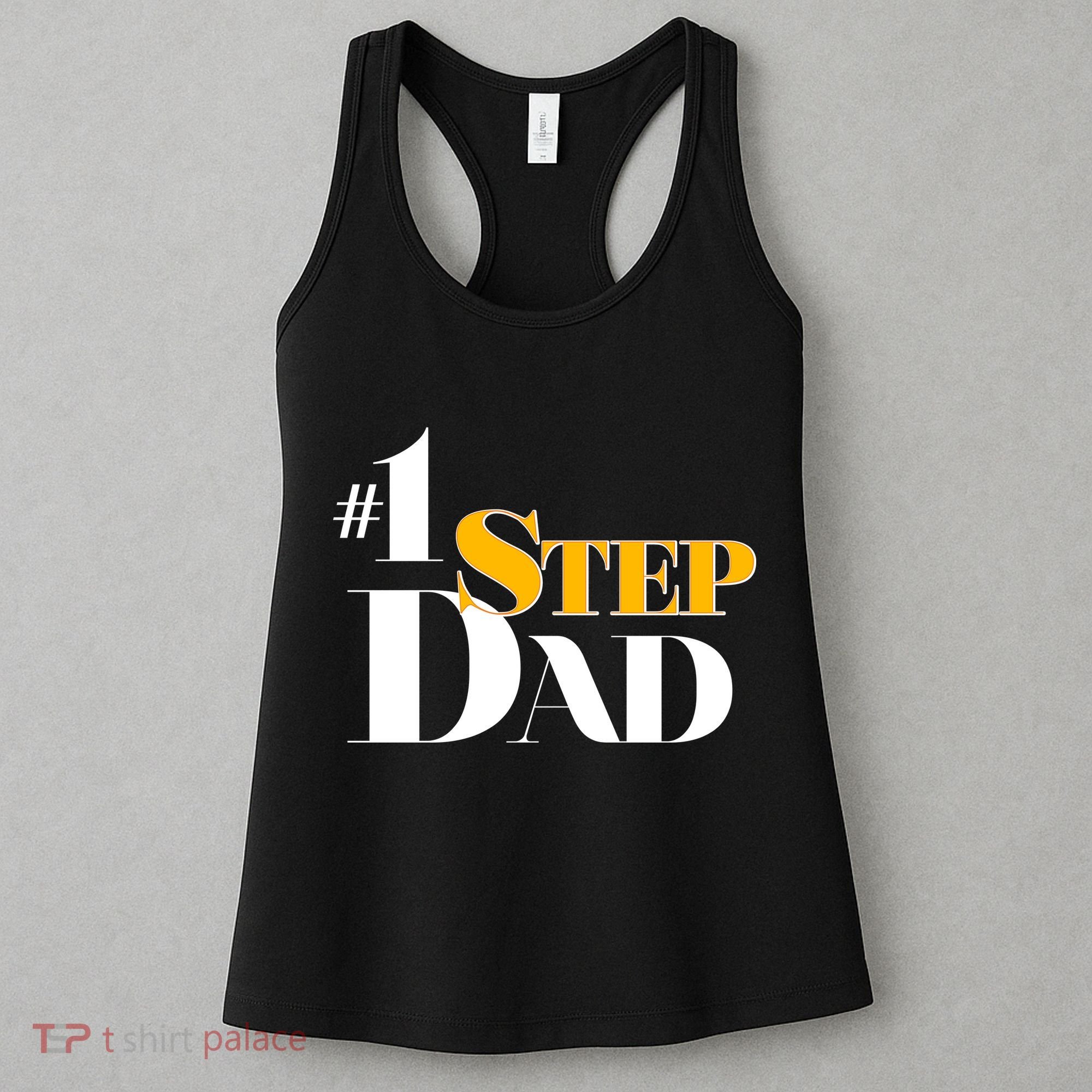 No 1 Step Dad Father's Day Women's Tank Top