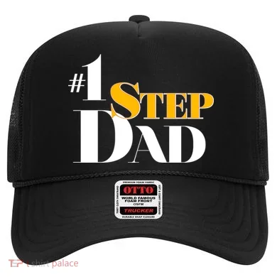 No 1 Step Dad Father's Day Hat