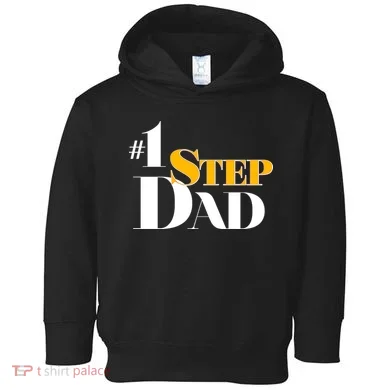 No 1 Step Dad Father's Day Toddler Hoodie