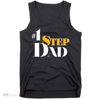 No 1 Step Dad Father's Day Tank Top