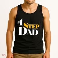 No 1 Step Dad Father's Day Tank Top thumb 3