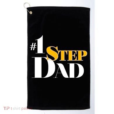 No 1 Step Dad Father's Day Golf Towel