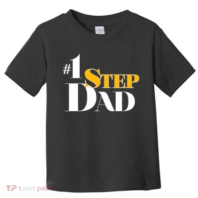 No 1 Step Dad Father's Day Toddler T-Shirt