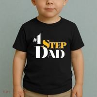 No 1 Step Dad Father's Day Toddler T-Shirt thumb 2